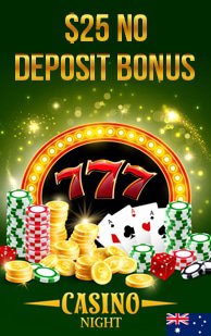 $25 No deposit Bonus aussie-casinos.net